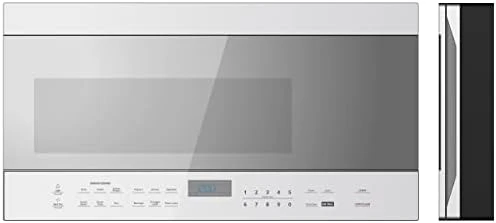 Black & Decker Lack+Decker 1.6 Cu. Ft. 1000 Watt Over The Range Microwave Oven With LED Display, Child Safety Lock - Image 4