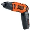Black & Decker Cordless Screwdriver With Pivoting Handle, USB Charger And 2 Hex Shank Bits
