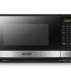 Black & Decker EM031MB11 Digital Microwave Oven With Turntable Push-Button Door, 1000W,1.1cu.ft, Stainless Steel & 4-Slice Toaster Oven With Natural Convection, Stainless Steel, TO1760SS