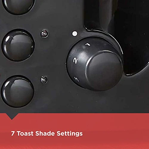 Black & Decker 4-Slice Toaster, Extra-Wide, Black, TR1410BD,10.91x11.54x7.71 - Image 3