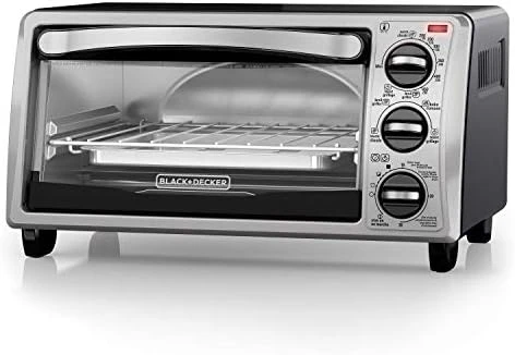 Black & Decker 4-Slice Convection Oven, Stainless Steel, Curved Interior Fits A 9 Inch Pizza, TO1313SBD - Image 6