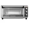 Black & Decker TO3250XSB 8-Slice Extra Wide Convection Countertop Toaster Oven, Includes Bake Pan, Broil Rack & Toasting Rack, Stainless Steel/Black