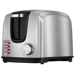 Black & Decker 2-Slice Toaster, Modern, Stainless Steel, T2707S, Silver