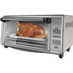 Black & Decker Lack+Decker TO3290XG Extra Wide Digital Toaster Convection Oven, Silver, 9X13