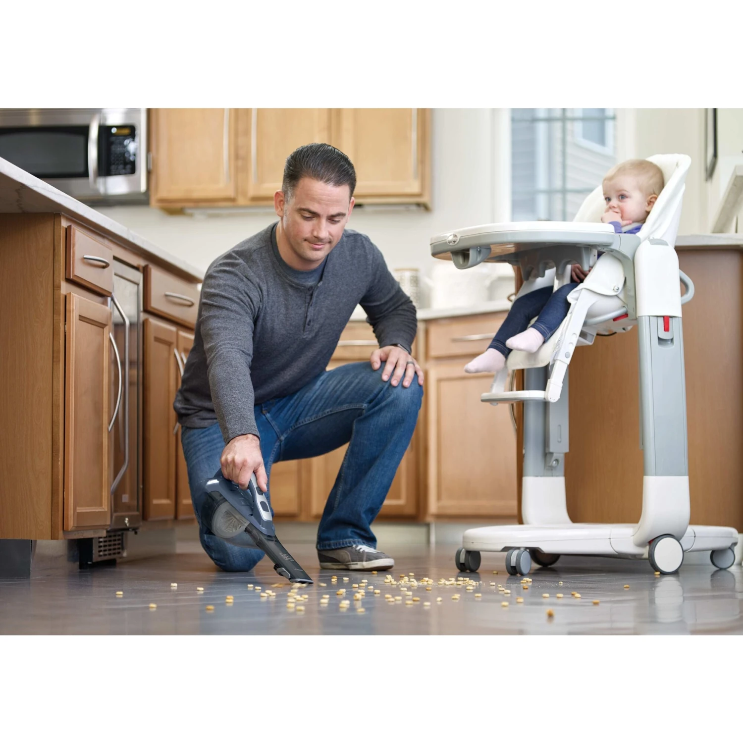Black & Decker Gen 9.5 Lithium Dustbuster® AdvancedClean+™ Cordless Hand Vacuum - Slate Blue - Image 2