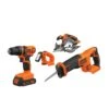 Black & Decker 20V MAX* Power Tool Combo Kit, 4-Tool Cordless Power Tool Set With 2 Batteries And Charger