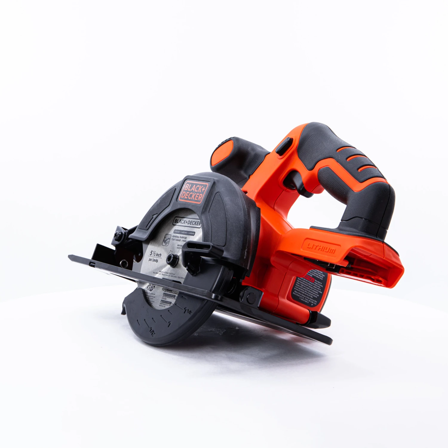 Black & Decker 20V MAX* POWERCONNECT™ 5-1/2 In. Cordless Circular Saw, Tool Only - Image 9