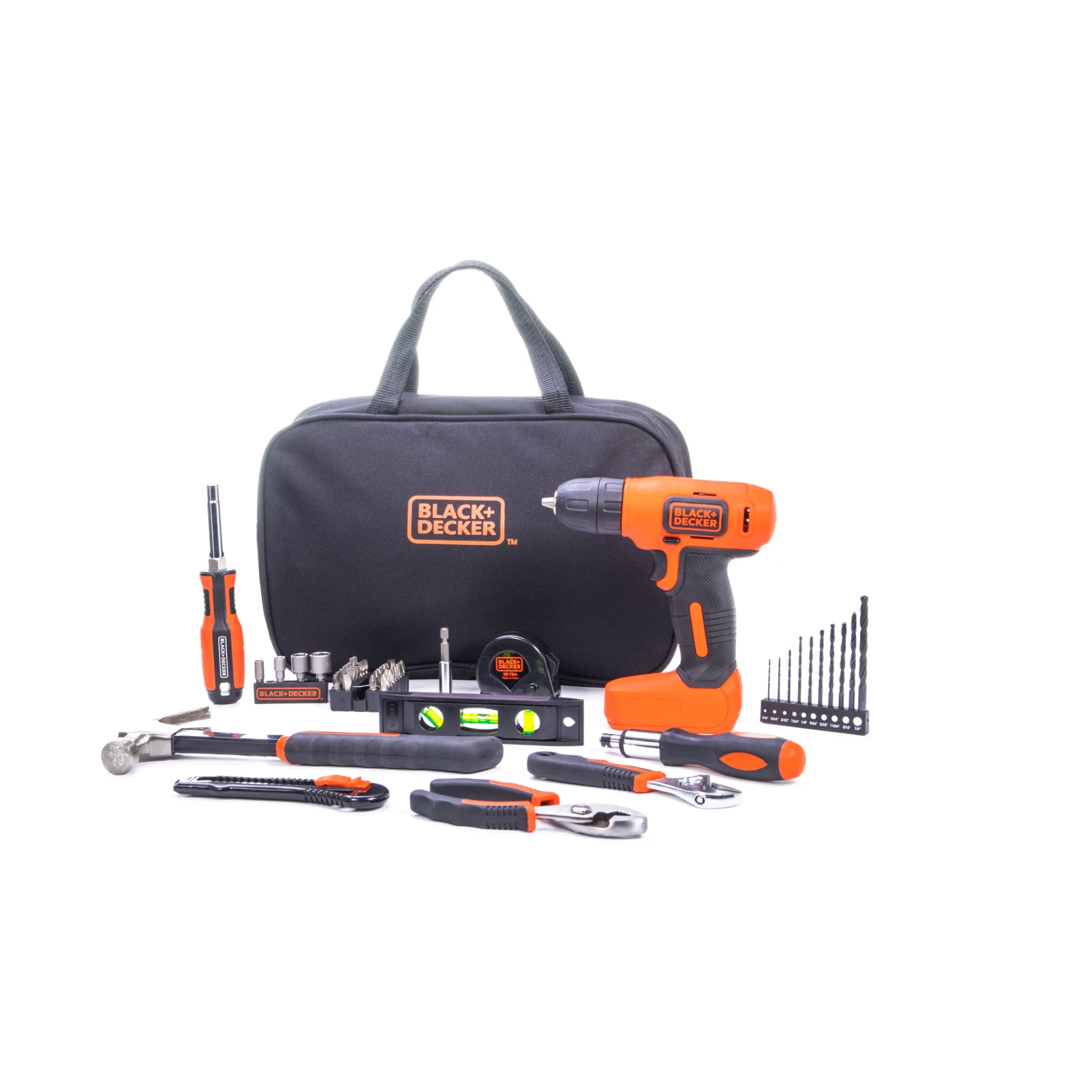 Black & Decker 8V MAX* Drill & Home Tool Kit, 57 Piece - Image 3