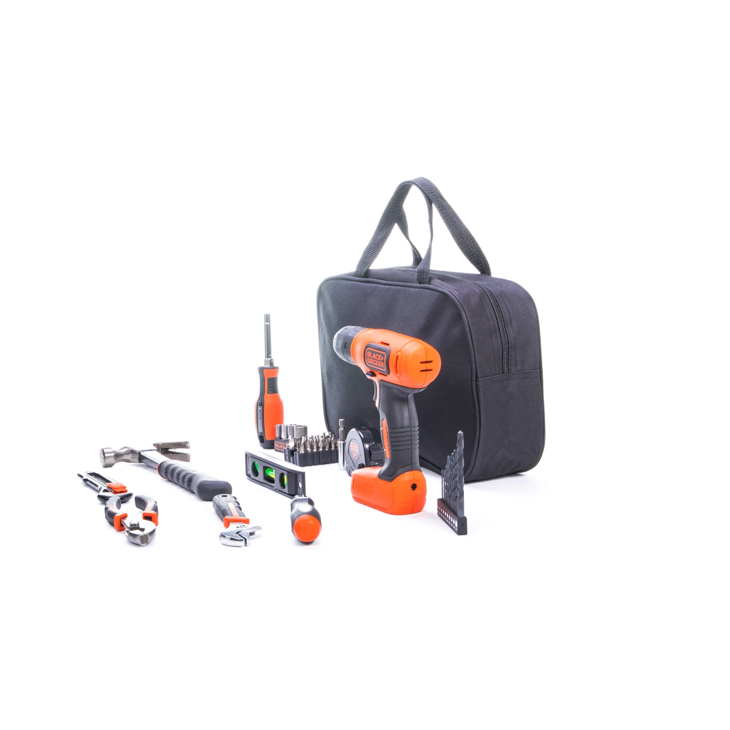 Black & Decker 8V MAX* Drill & Home Tool Kit, 57 Piece - Image 8