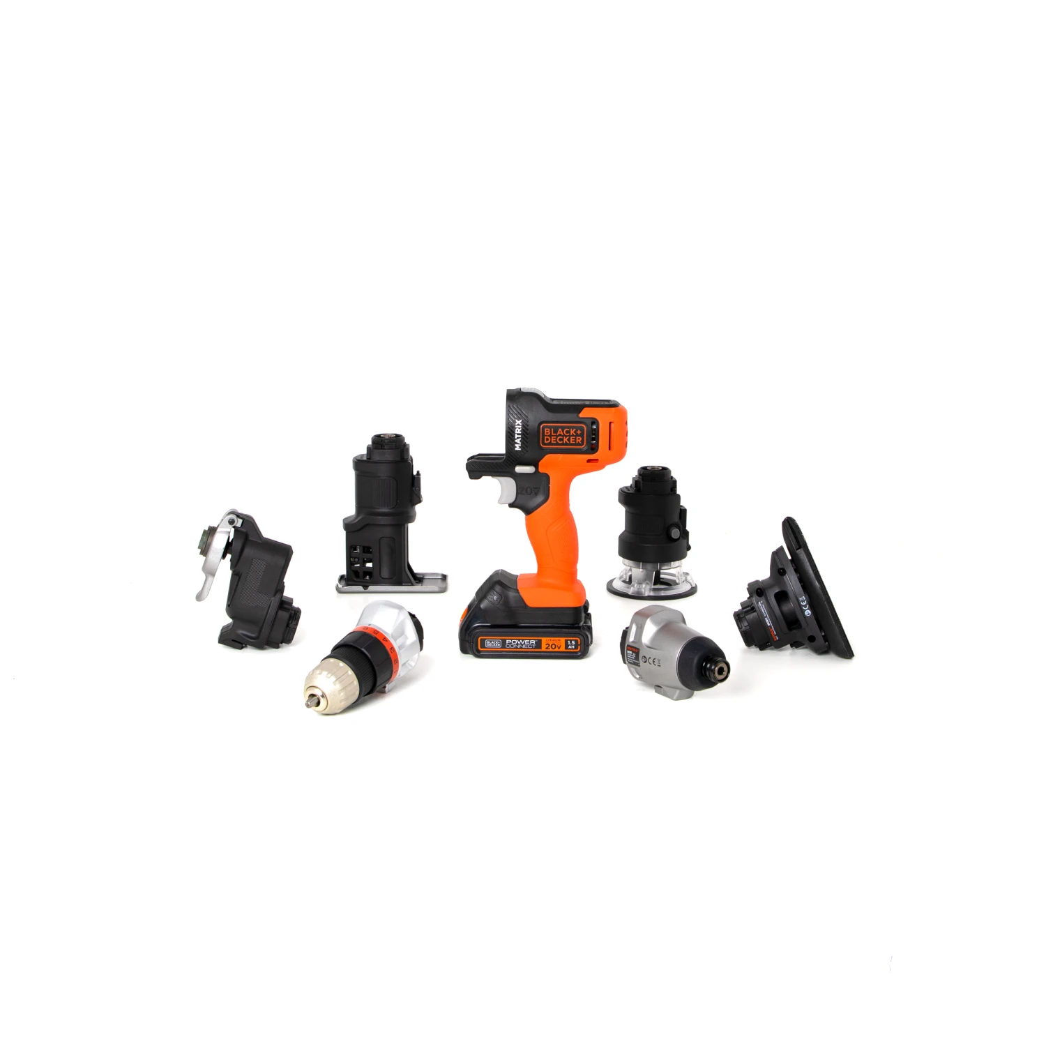 Black & Decker 20V MAX* MATRIX⢠Drill, Power Tool Combo Kit, 6-Tool Set, Cordless Tool Set - Image 3