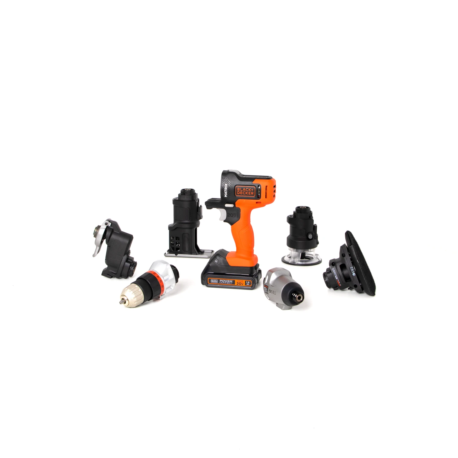 Black & Decker 20V MAX* MATRIX⢠Drill, Power Tool Combo Kit, 6-Tool Set, Cordless Tool Set - Image 4