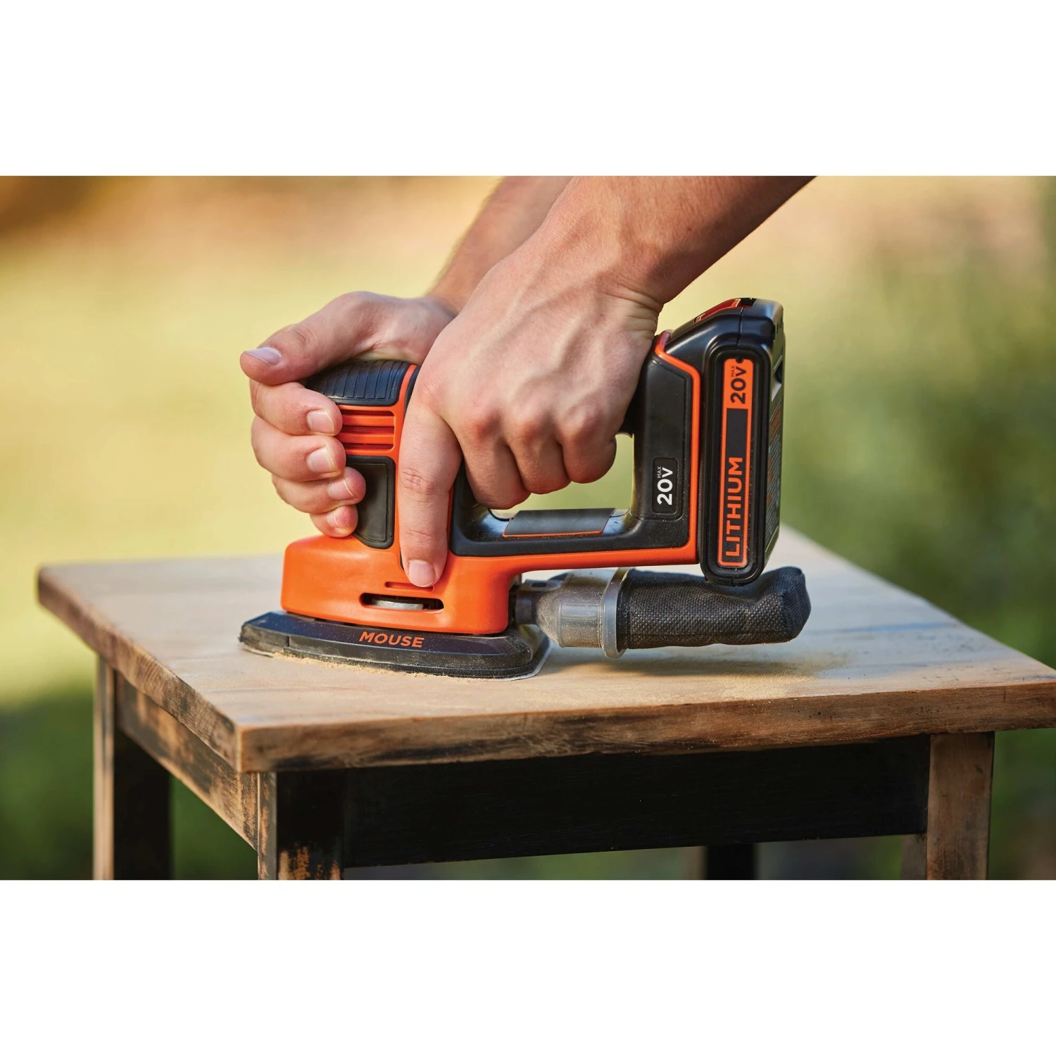 Black & Decker 20V MAX* Cordless MOUSE™ Sander - Image 3