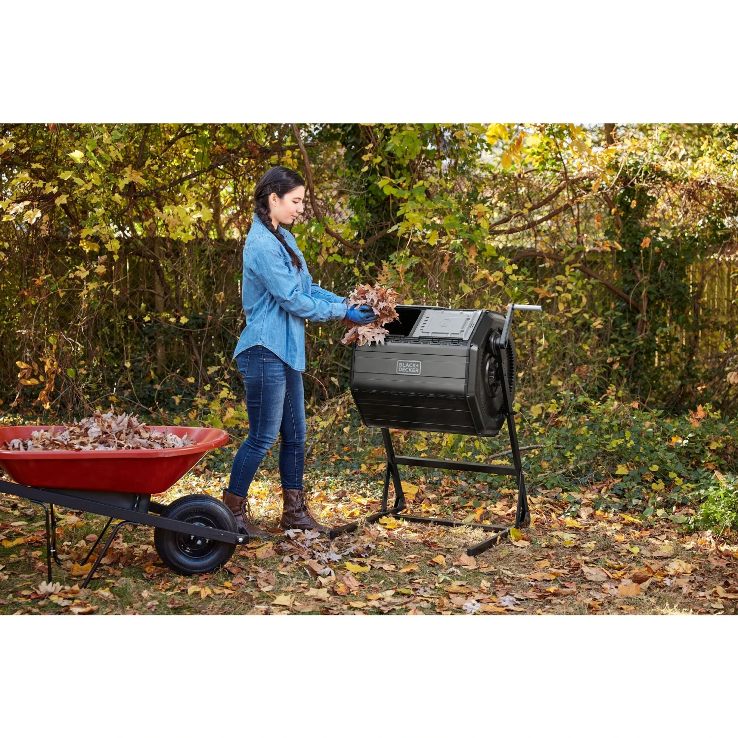 Black & Decker Dual Chamber Tumbling Composter 40 Gallon - Image 2