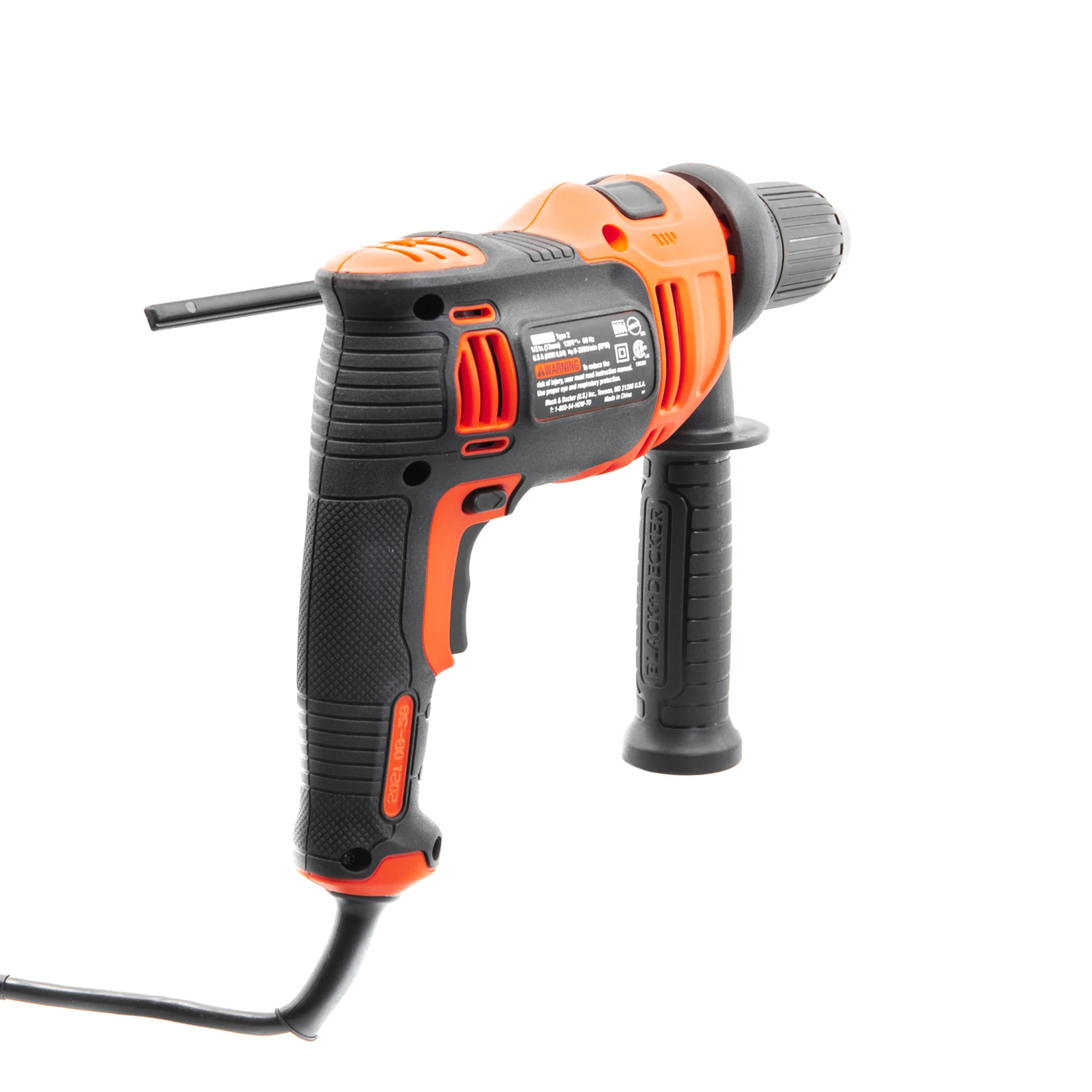 Black & Decker Hammer Drill, 6.5-Amp, 1/2-Inch - Image 16
