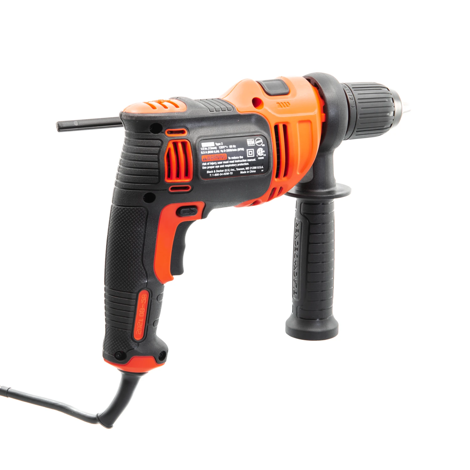 Black & Decker Hammer Drill, 6.5-Amp, 1/2-Inch - Image 18