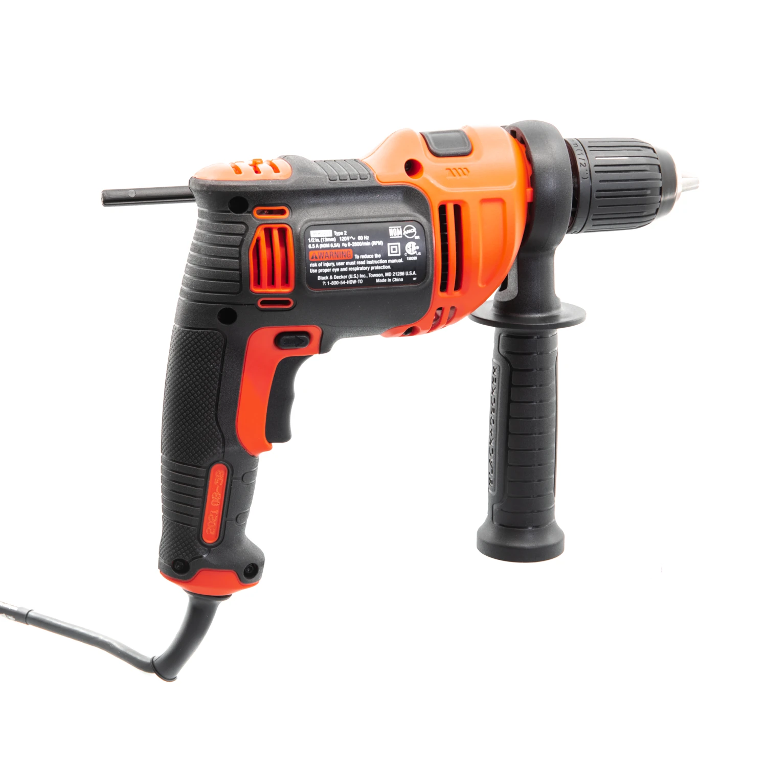 Black & Decker Hammer Drill, 6.5-Amp, 1/2-Inch - Image 19