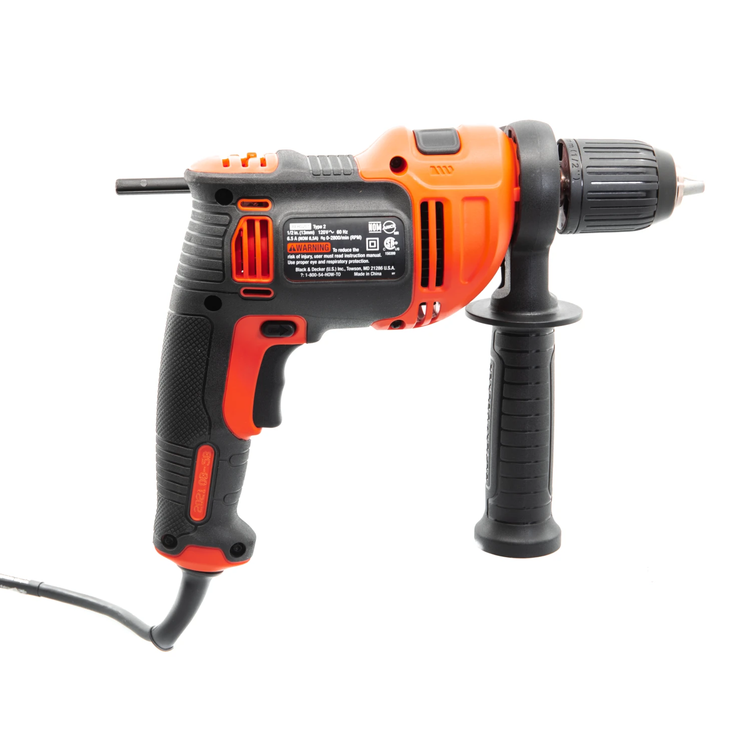 Black & Decker Hammer Drill, 6.5-Amp, 1/2-Inch - Image 20