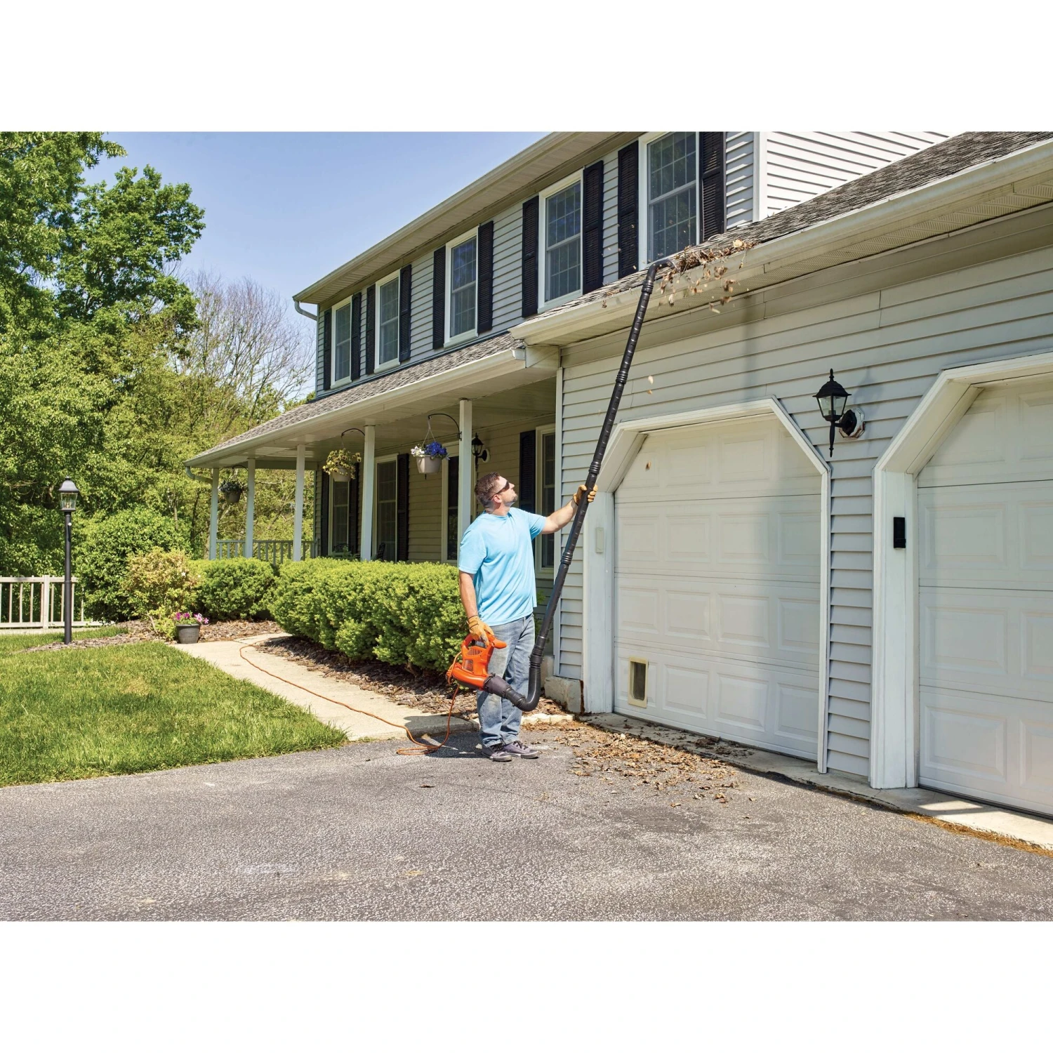 Black & Decker Gutter Clean Attachment For Blower, Quick Connect - Image 2