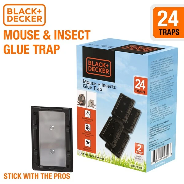 Black & Decker Mouse Trap Mouse Traps Indoor For Home, Odorless Pest Remover, 24 Pack - Image 5
