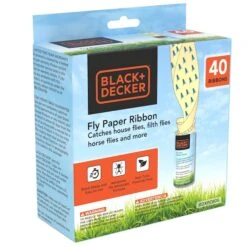 Black & Decker Fly Trap Paper Strips Gnat Traps For House 40 Pack