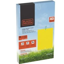 Black & Decker Fly Traps Dual Sided, 40 Pack Sticky Traps