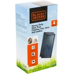 Black & Decker Mouse Trap Heavy Duty Rat Trap Sticky Snake Trap 12 PreBaited Glue Traps