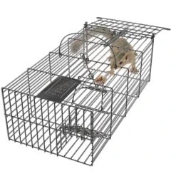 Black & Decker Rodent Catch And Release Cage Trap For Mice, Squirrels, Chipmunks, And Other Rodents And Pests