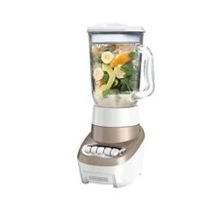 Black & Decker BD Blender Glass Wht 6 Cup 120 V