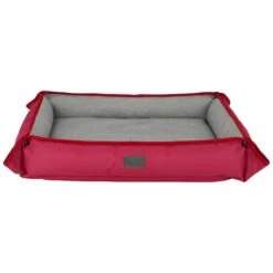 Black & Decker Four Way Pet Bed For Large Dogs 28X24X3 In, Red