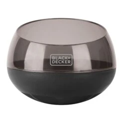 Black & Decker Slow Feeder Rocking Dog Bowl, One Size, Black