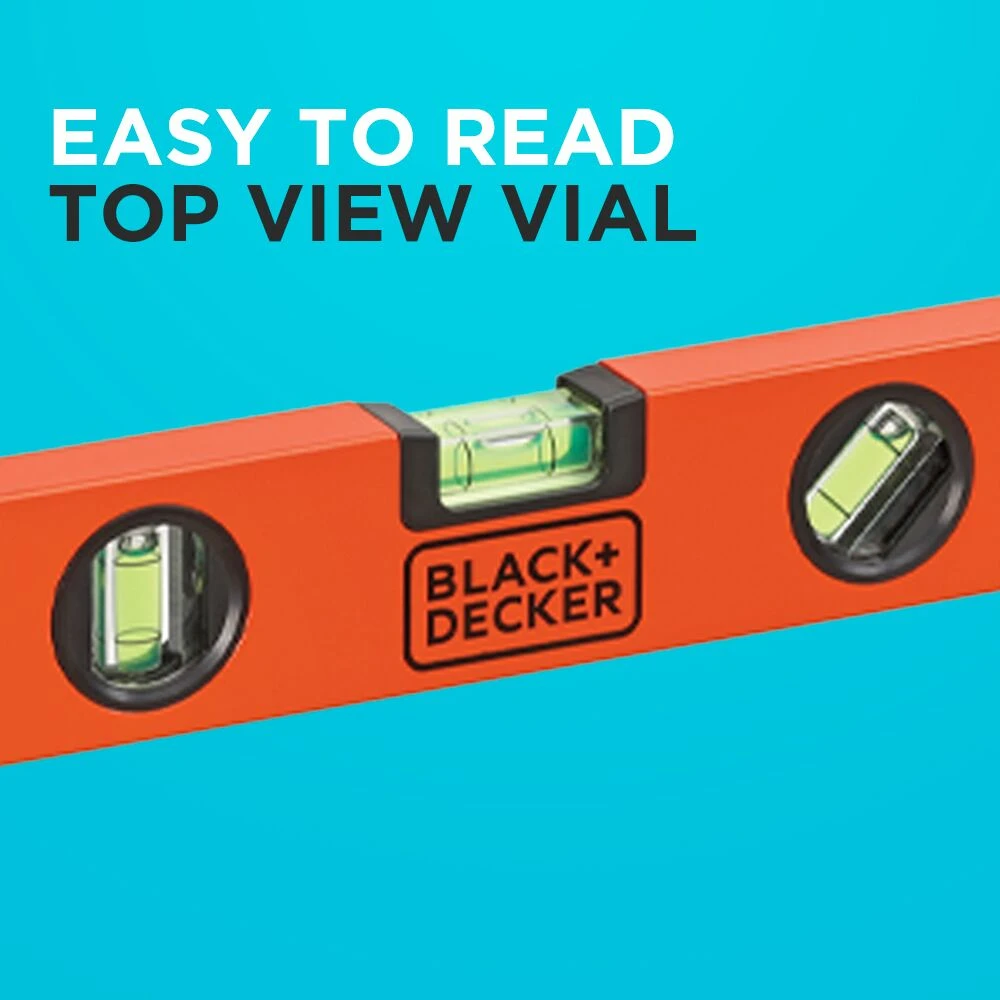 Black & Decker Level Set, 9 In., 12 In., 24 In., 3-Pack - Image 2