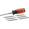 Black & Decker Screwdriver, Push And Pick, 7 Bit