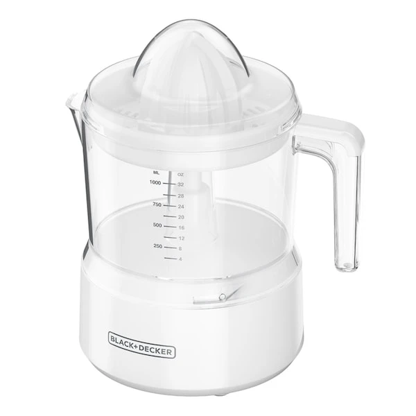 Black & Decker 7.25 In. W X 7.25 In. L White Plastic Juicer 32 Oz
