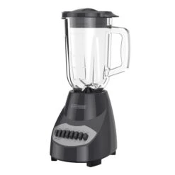 Black & Decker Gray Aluminum Blender 6 Cups 10 Speed