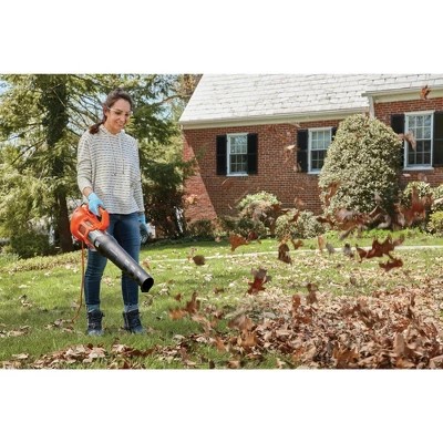 Black & Decker BEBL750 9 Amp Compact Corded Axial Leaf Blower - Image 9