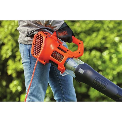 Black & Decker BEBL750 9 Amp Compact Corded Axial Leaf Blower - Image 6