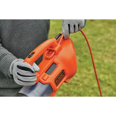 Black & Decker BEBL750 9 Amp Compact Corded Axial Leaf Blower - Image 2