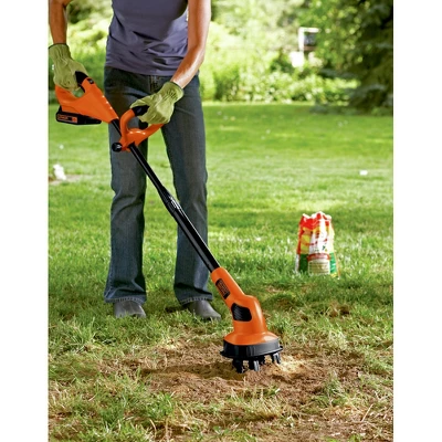 Black & Decker 20 Volt Garden Cultivator - Orange - Image 4