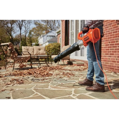 Black & Decker BEBL750 9 Amp Compact Corded Axial Leaf Blower - Image 8
