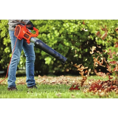 Black & Decker BEBL750 9 Amp Compact Corded Axial Leaf Blower - Image 4