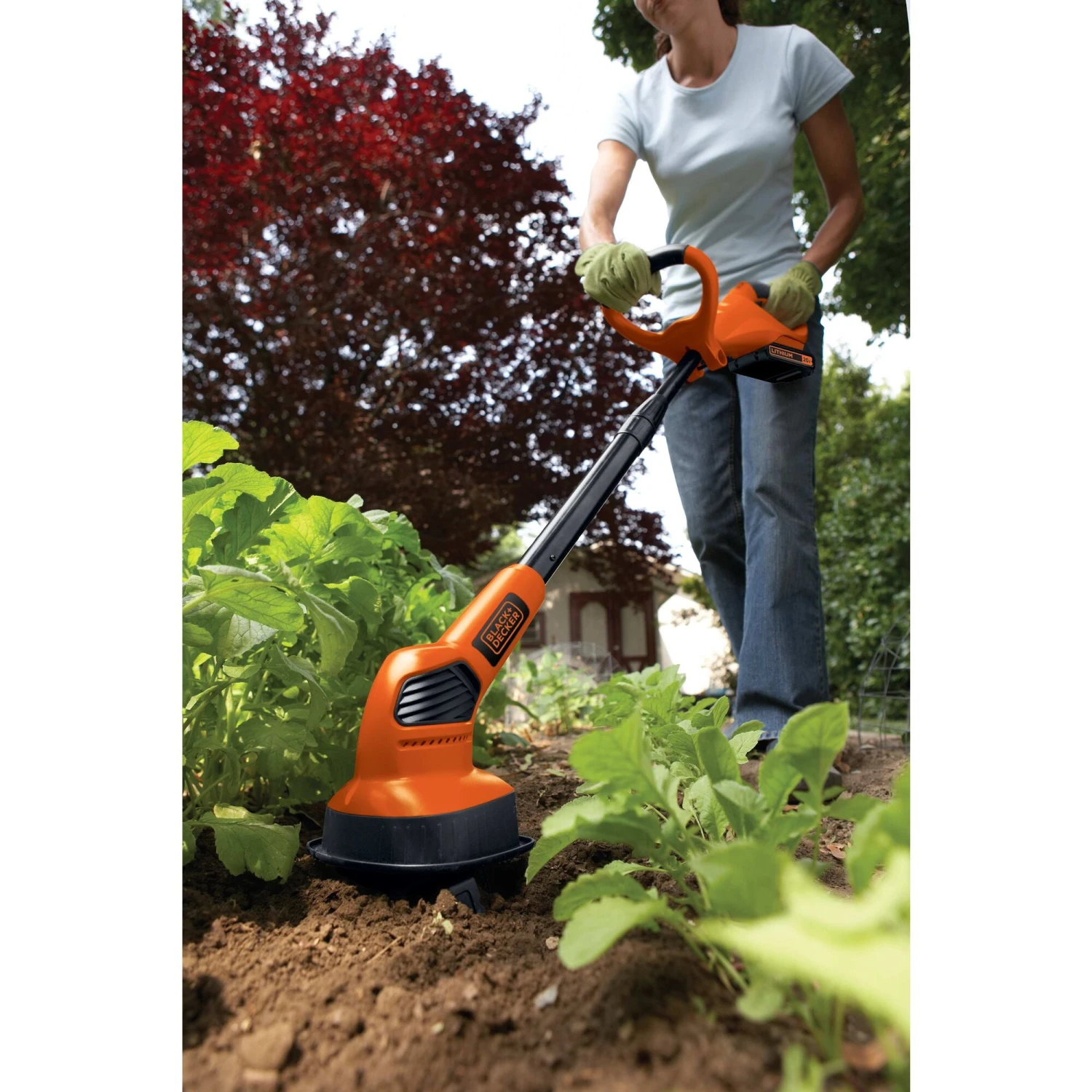 Black & Decker 20V MAX* POWERCONNECT⢠Cordless Garden Tiller Kit, Tool Only - Image 2