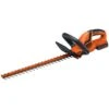 Black & Decker 20V MAX* Cordless Hedge Trimmer, 22-Inch