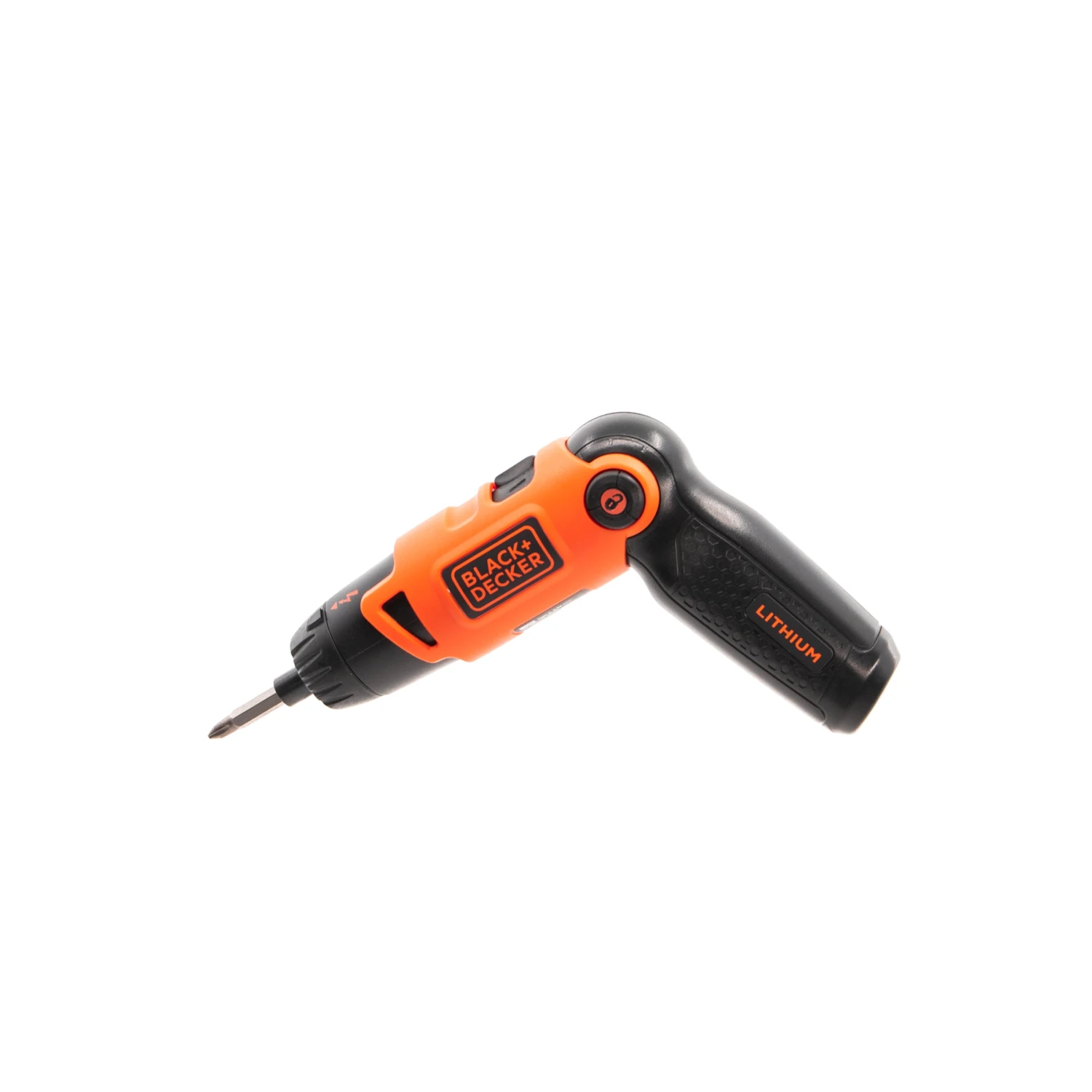 Black & Decker Cordless Screwdriver With Pivoting Handle, USB Charger And 2 Hex Shank Bits - Image 4