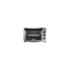 Black & Decker Black+Decker TO3210SSD Toaster Oven, 220/240 V, 1500 W, Metal, Silver